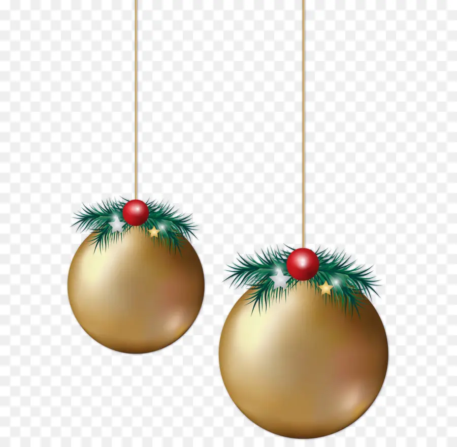 Altın Süsler，Noel PNG