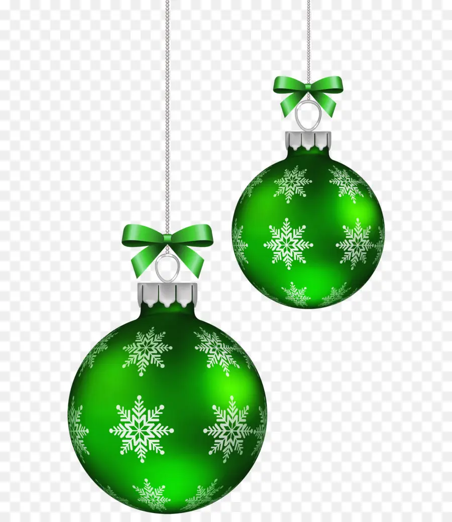 Yeşil Süsler，Noel PNG