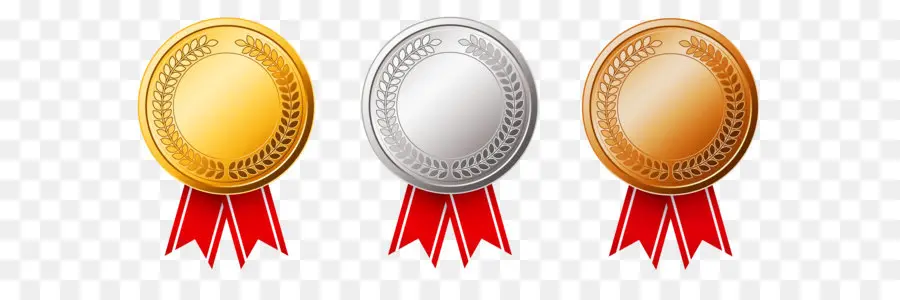 Altın Madalya，Gümüş Madalya PNG