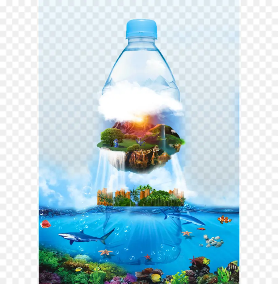 Sodalı，şişelenmiş Su PNG