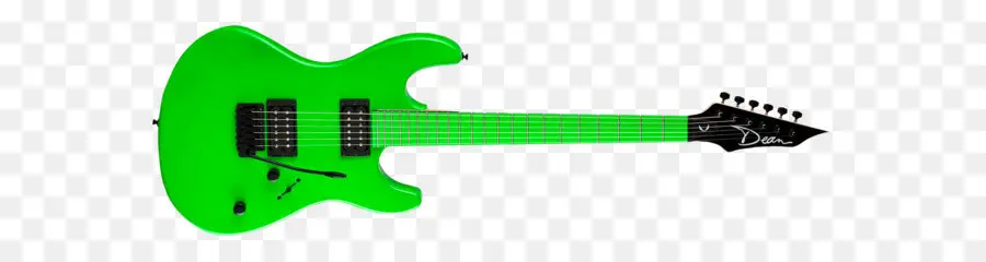 Yeşil Elektro Gitar，Dizeler PNG