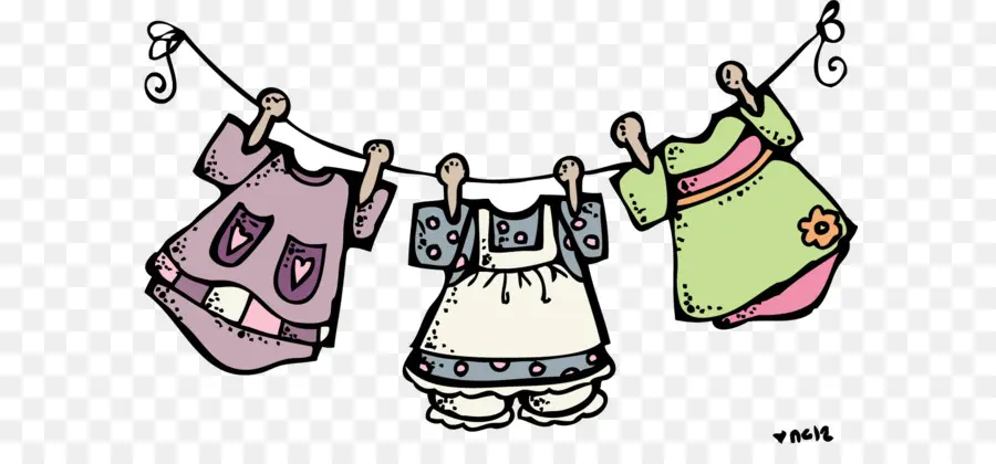 çamaşır，Kıyafet Hattı PNG