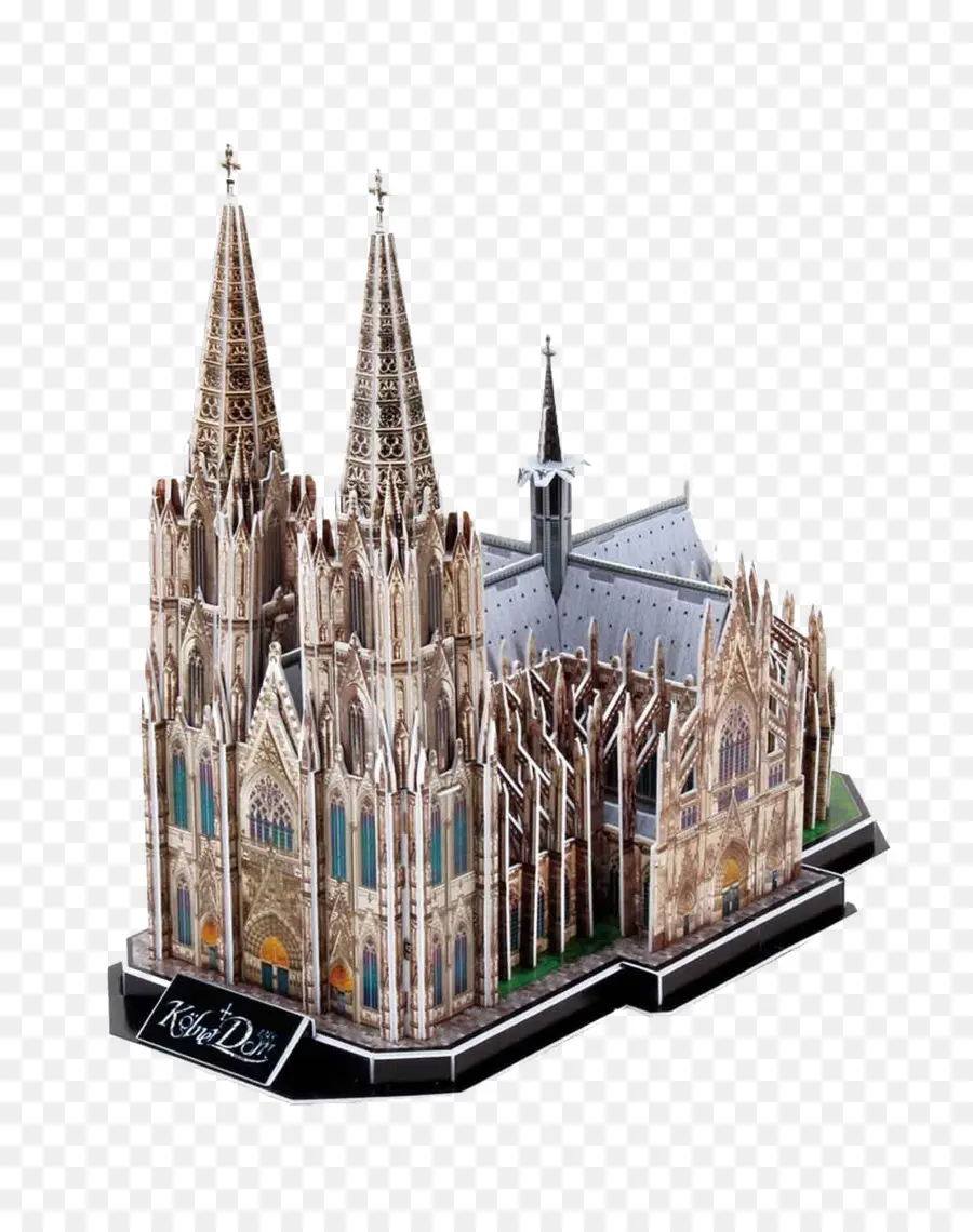 Köln Katedrali，Puzz 3d PNG