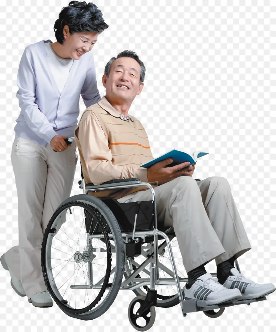 Yaşlılık，Tekerlekli Sandalye PNG