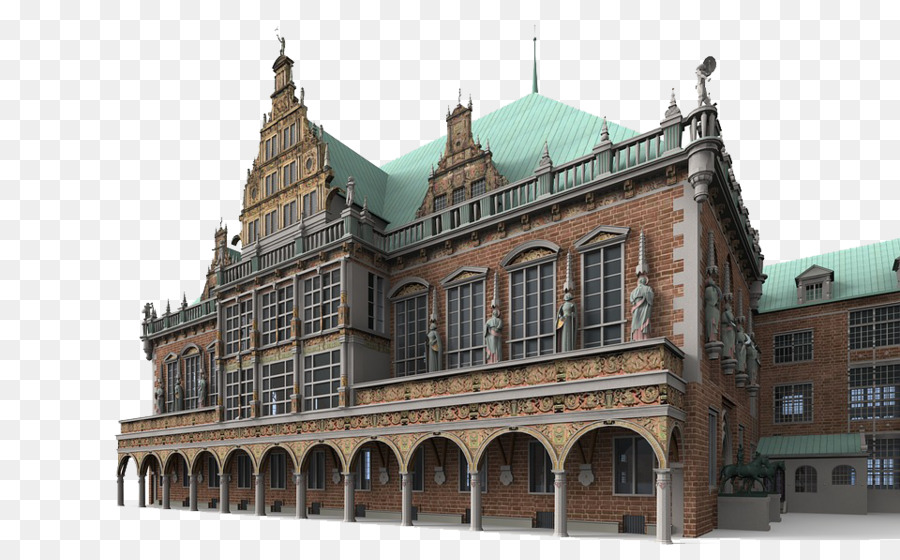 Bremen Belediye Binası，Bremen Roland PNG