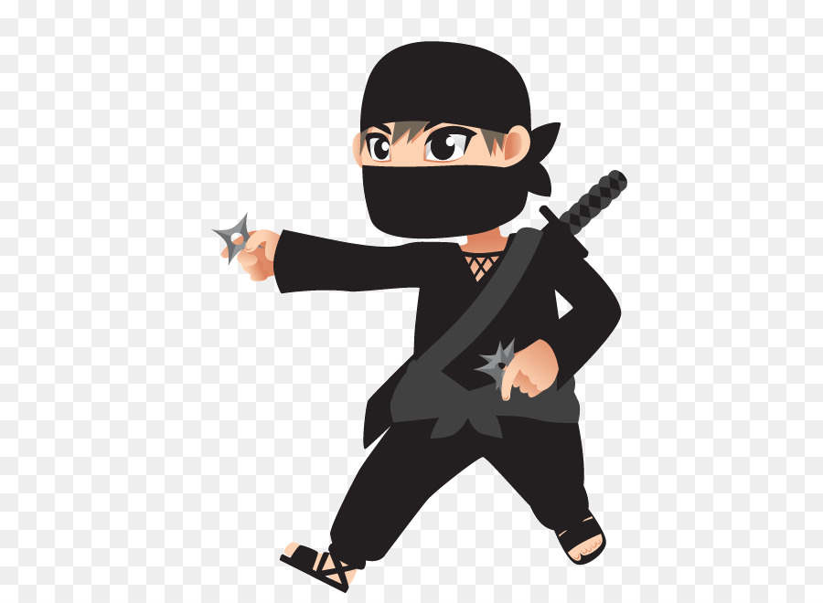 Ninja，çizim PNG