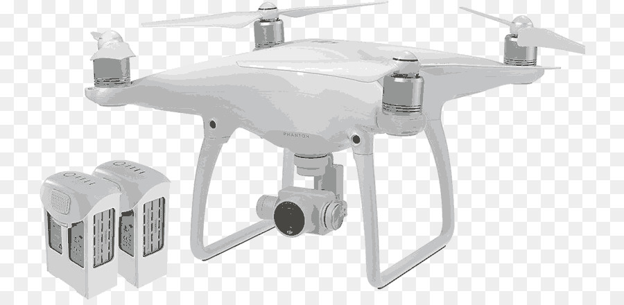 Beyaz Drone，Quadcopter PNG