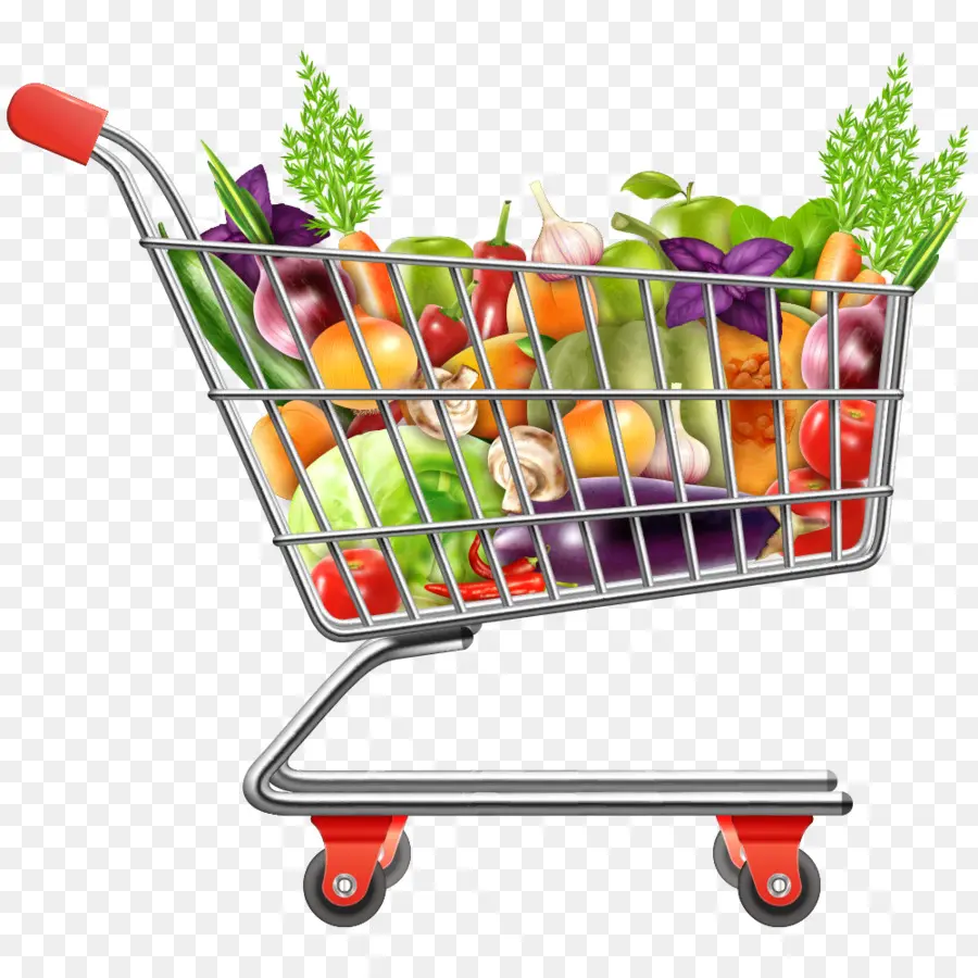 Organik Yiyecek，Alışveriş Sepeti PNG