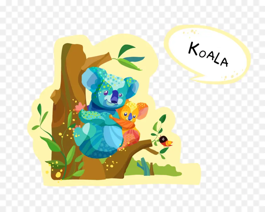 Koala，Ağaç PNG