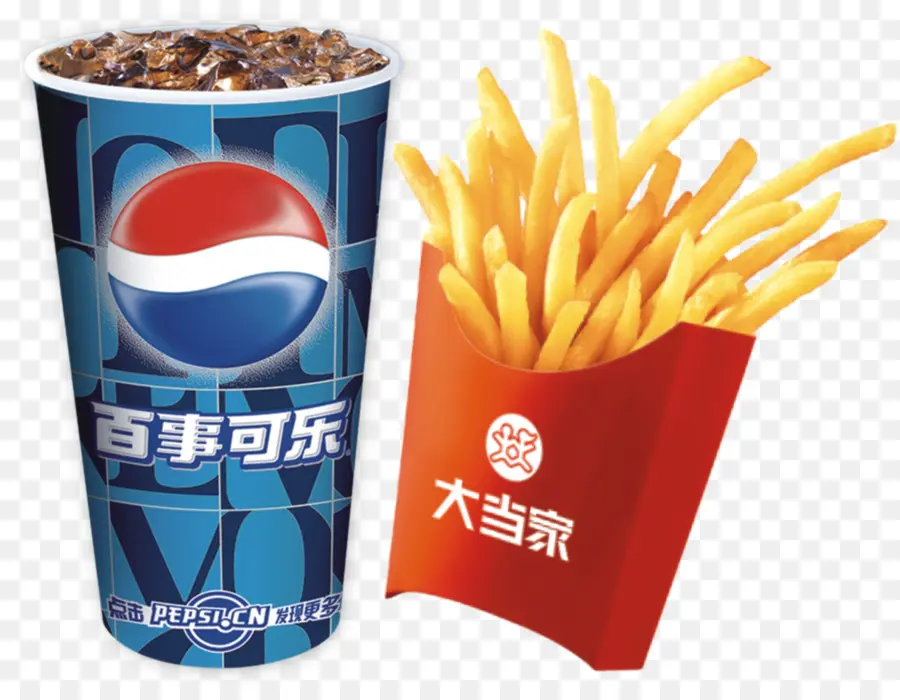 Pepsi Ve Patates Kızartması，Soda PNG