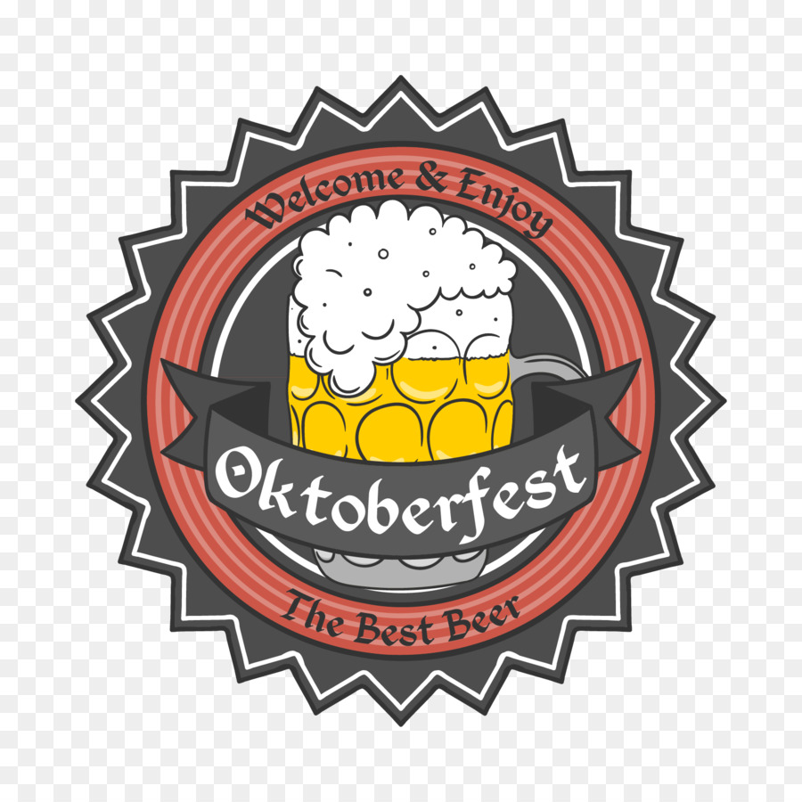 Oktoberfest Bira Munih Logosu Vintage Arka Plan Oktoberfest Bira Rozeti Seffaf Png Goruntusu