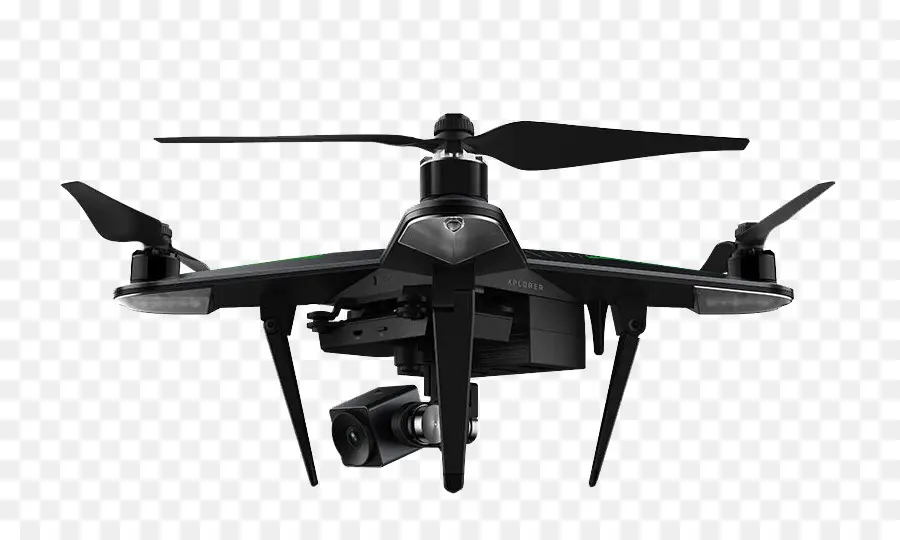 Beyaz Drone，Quadcopter PNG