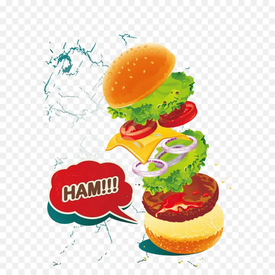 Hamburger，Marul PNG