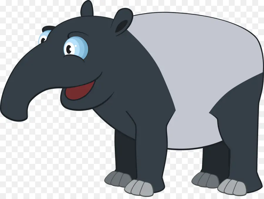 Tapir，Karikatür PNG