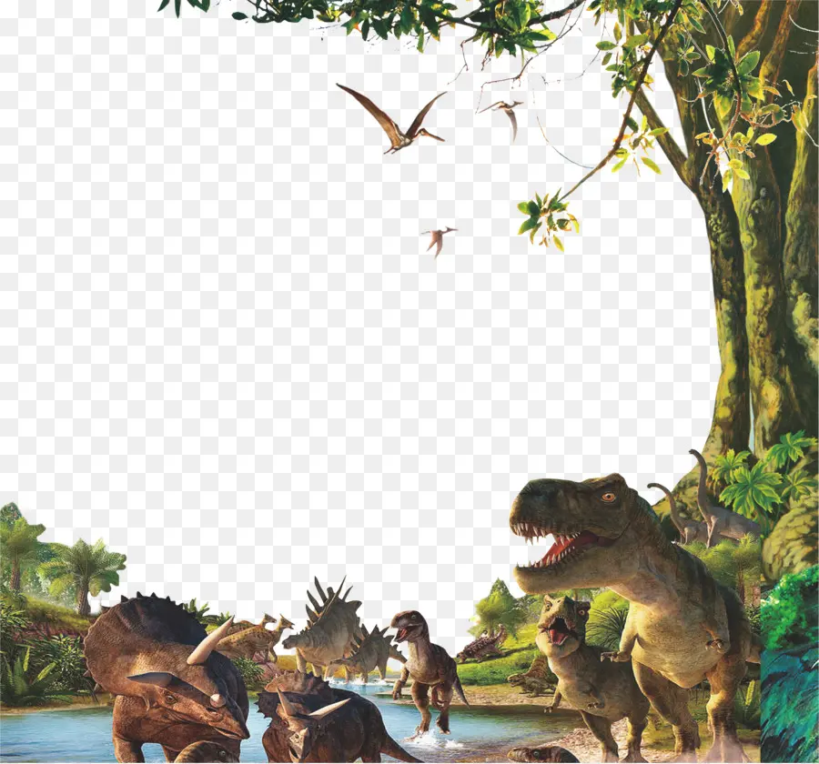 Dinozorlar，Tarih öncesi PNG