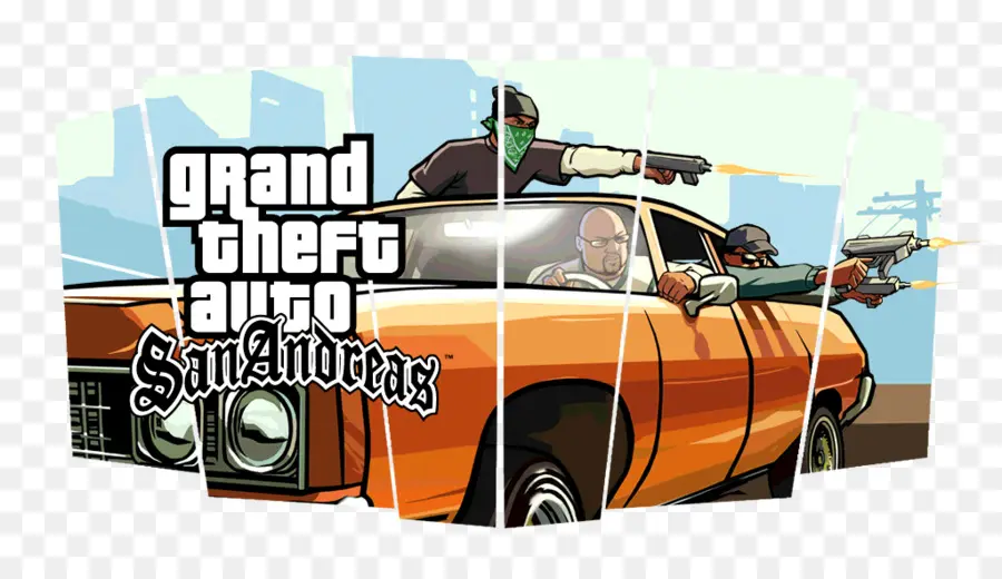 Grand Theft Auto San Andreas，Büyük Araba Hırsızlığı V PNG
