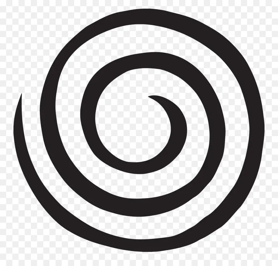 Siyah Spiral，Girdap PNG