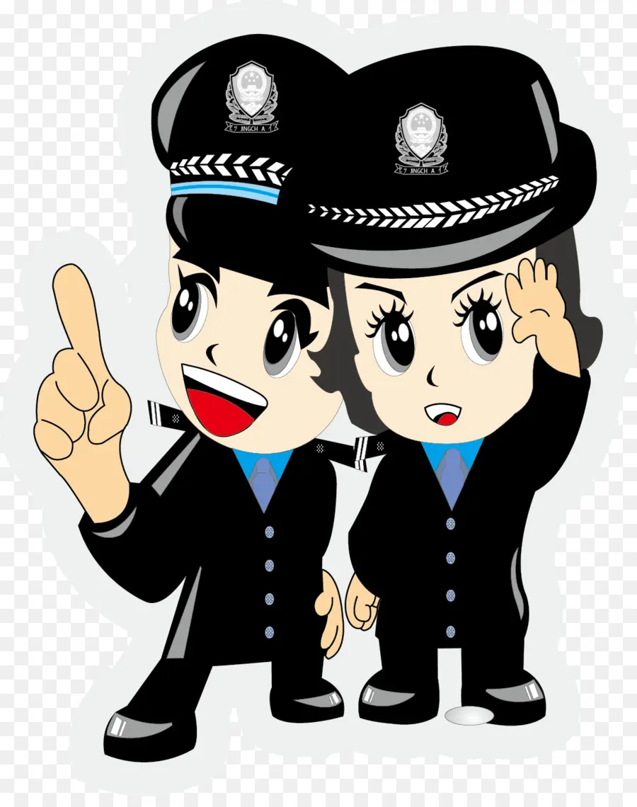 Polis Memuru，Karikatür PNG
