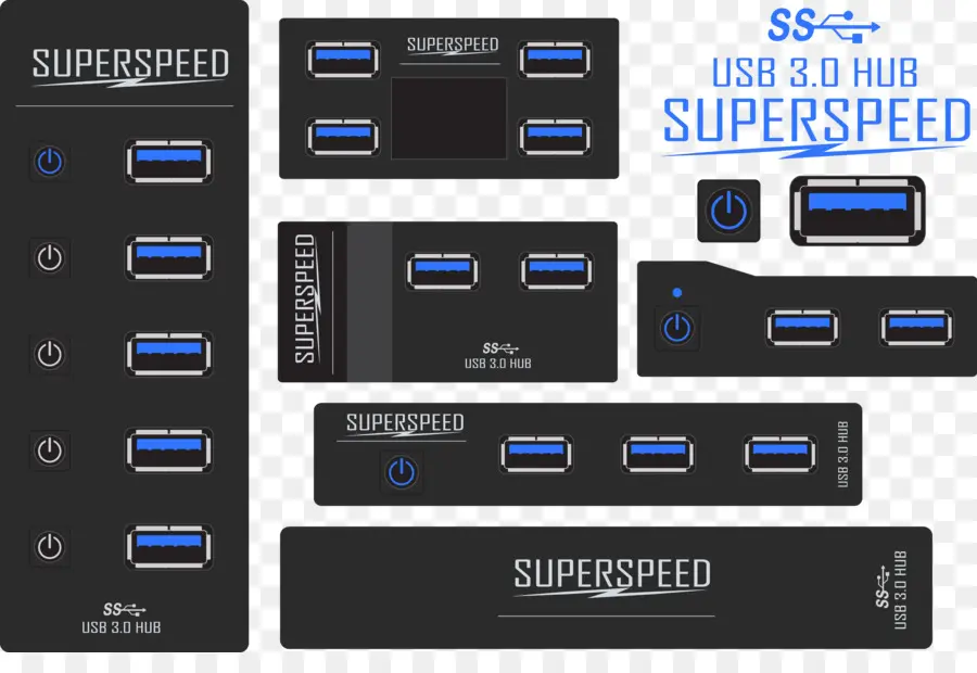 Usb Hub'ları，Limanlar PNG