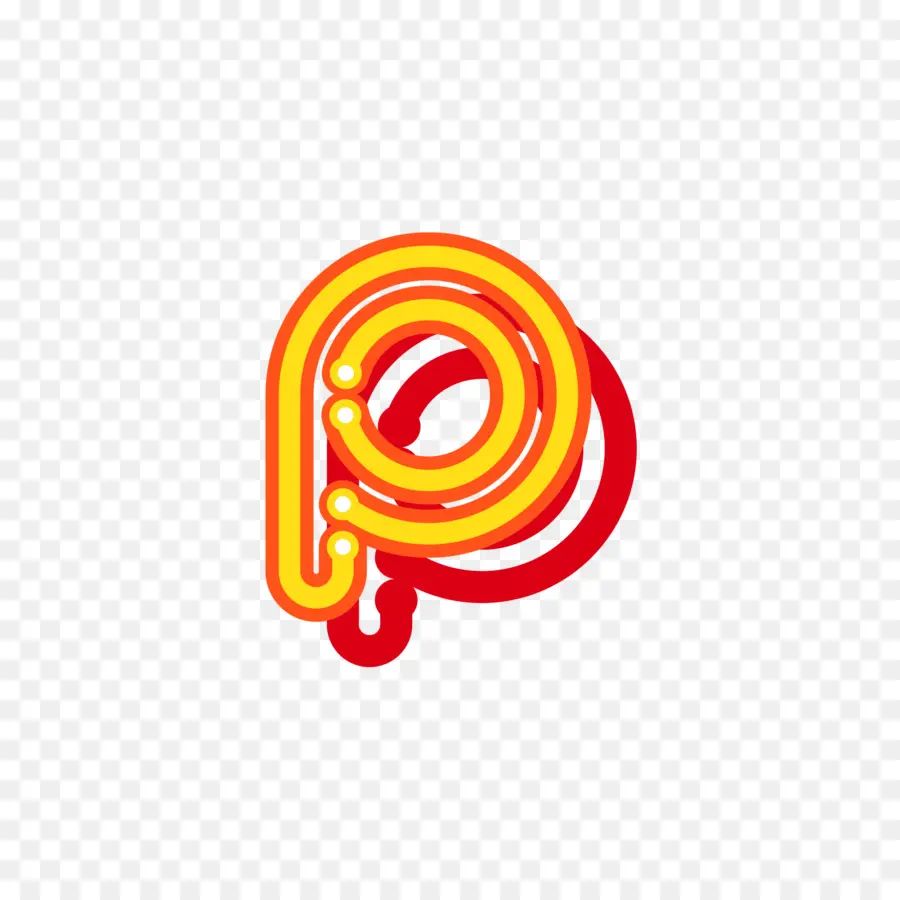 P Harfi，Neon PNG