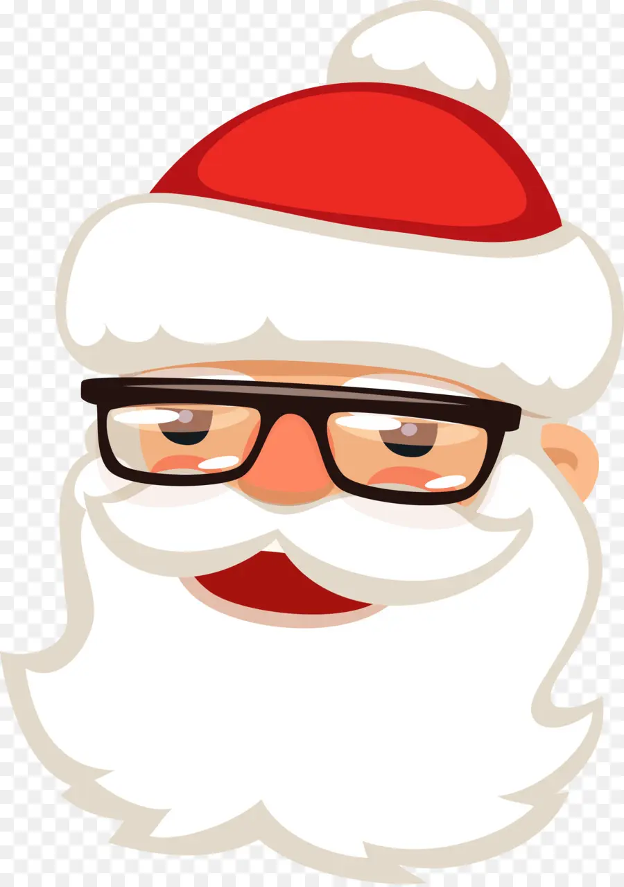 Noel Baba，Gözlük PNG