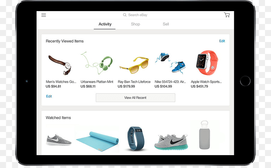 Ebay，Mobil Uygulama PNG