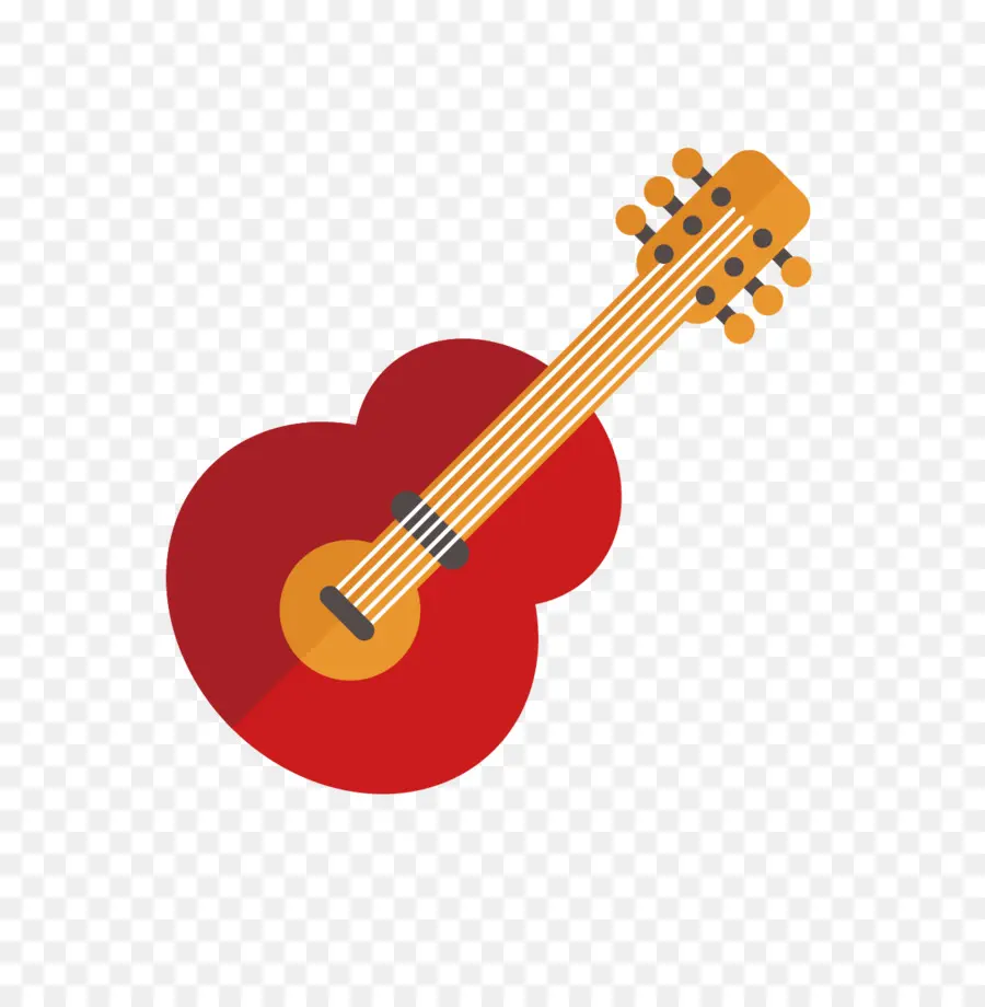 Kırmızı Gitar，Dizeler PNG