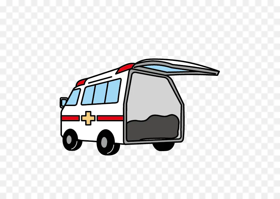 Ambulans，Karikatür PNG