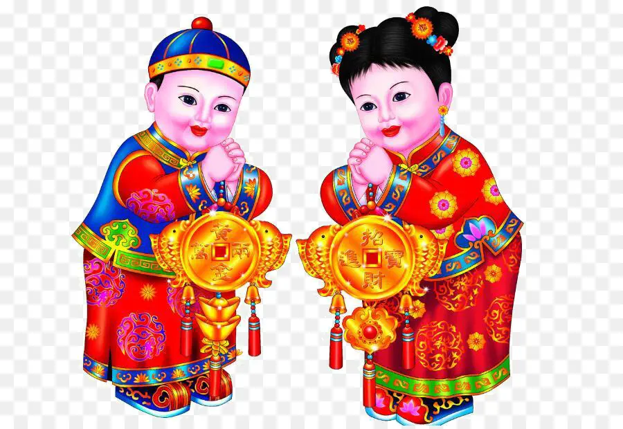 Çin Yeni Yılı，çocuk PNG
