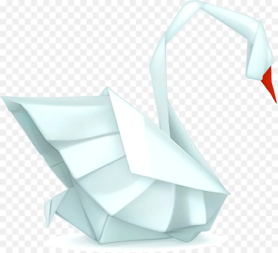 Origami Kuğu，Kağıt PNG