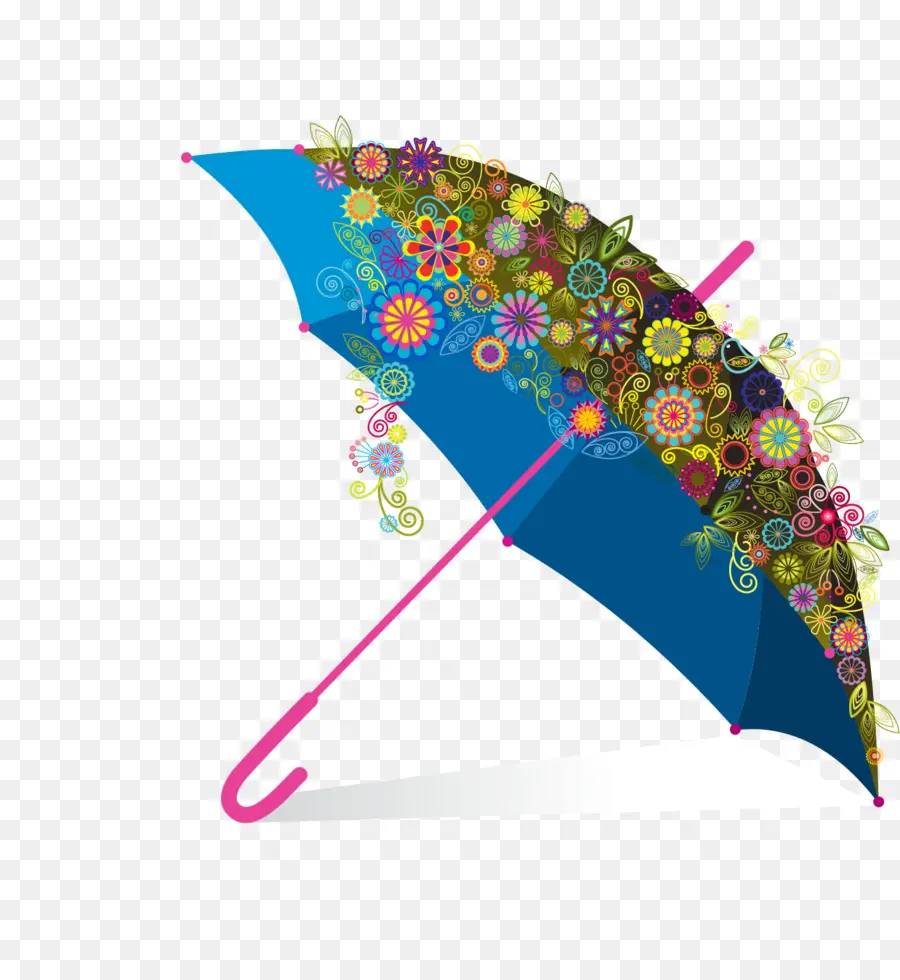 şemsiye，çiçek PNG