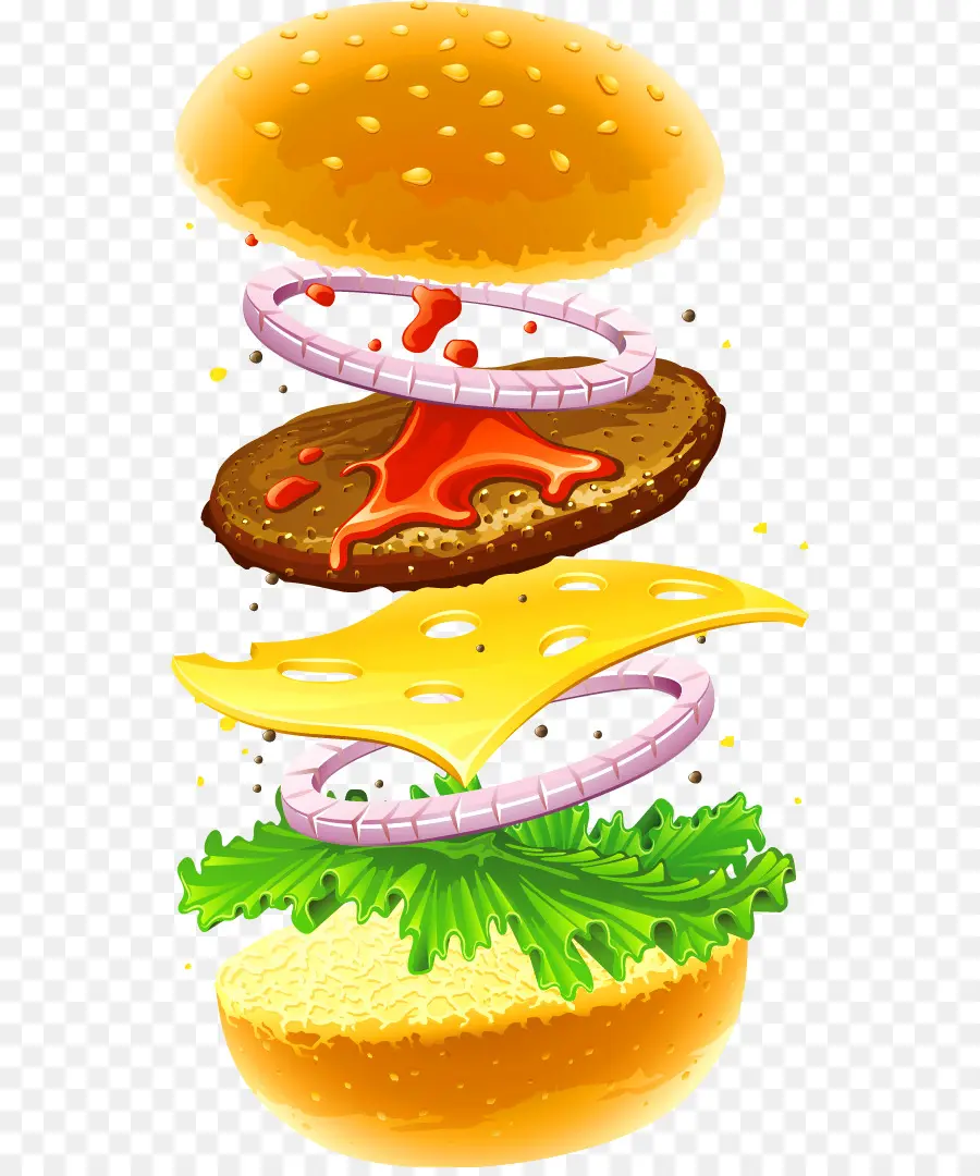 Hamburger，Peynir PNG