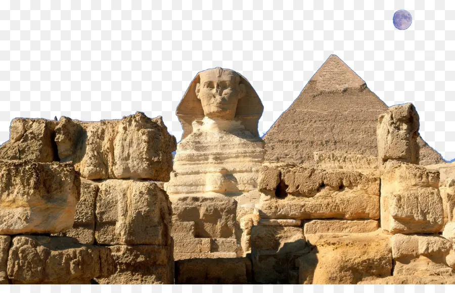 Giza Büyük Sfenks，Menkaure Nin Piramidi PNG