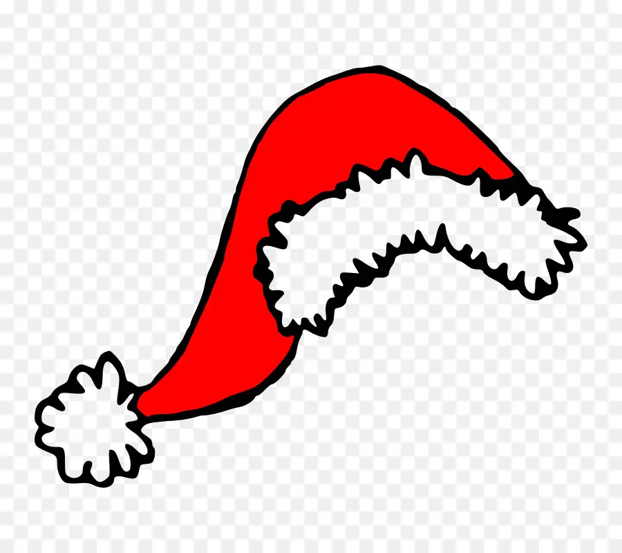 Kırmızı Noel Baba Şapkası，Noel PNG