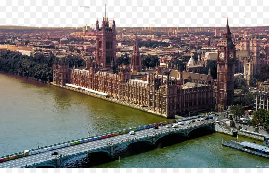 Big Ben Ve Parlamento，Londra PNG