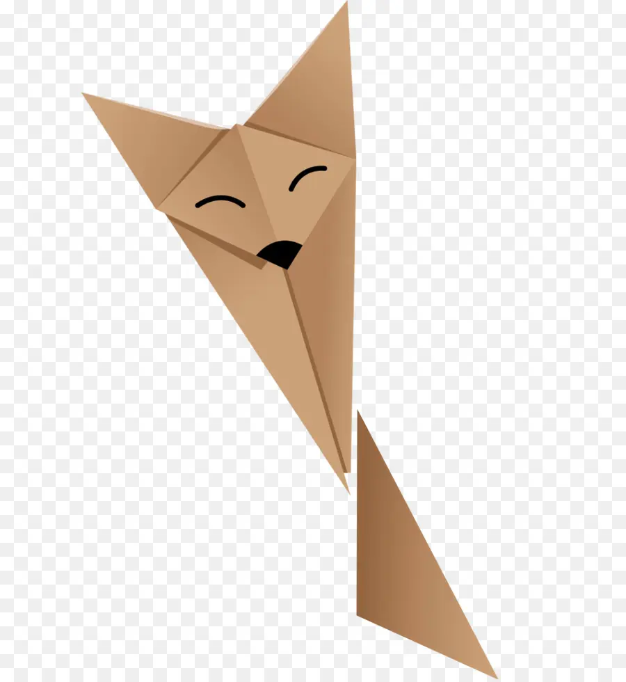 Origami Tilki，Origami PNG