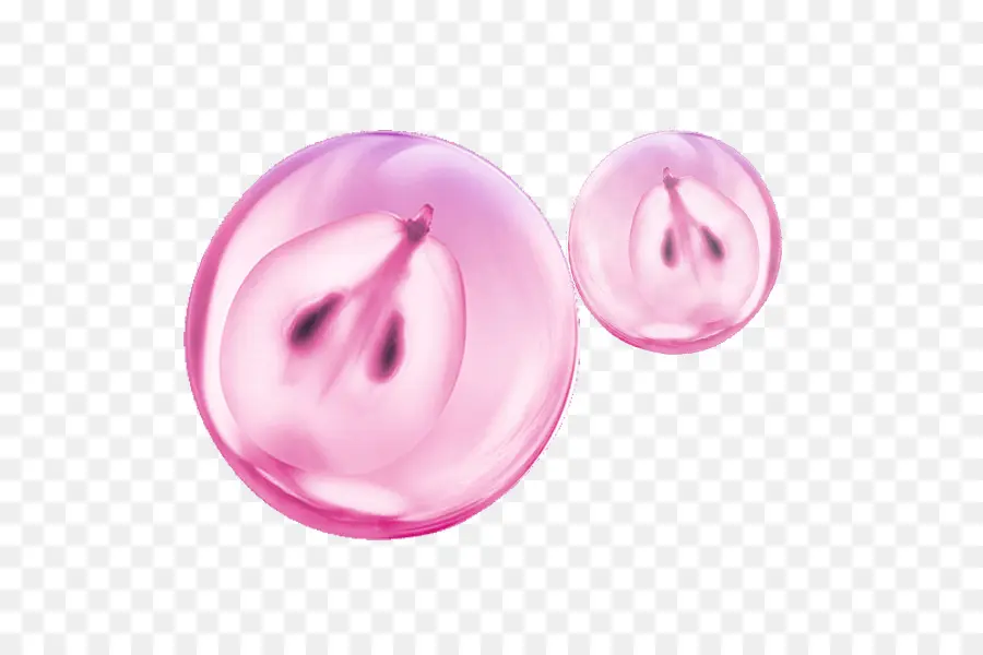 Pembe Baloncuklar，Şeffaf PNG