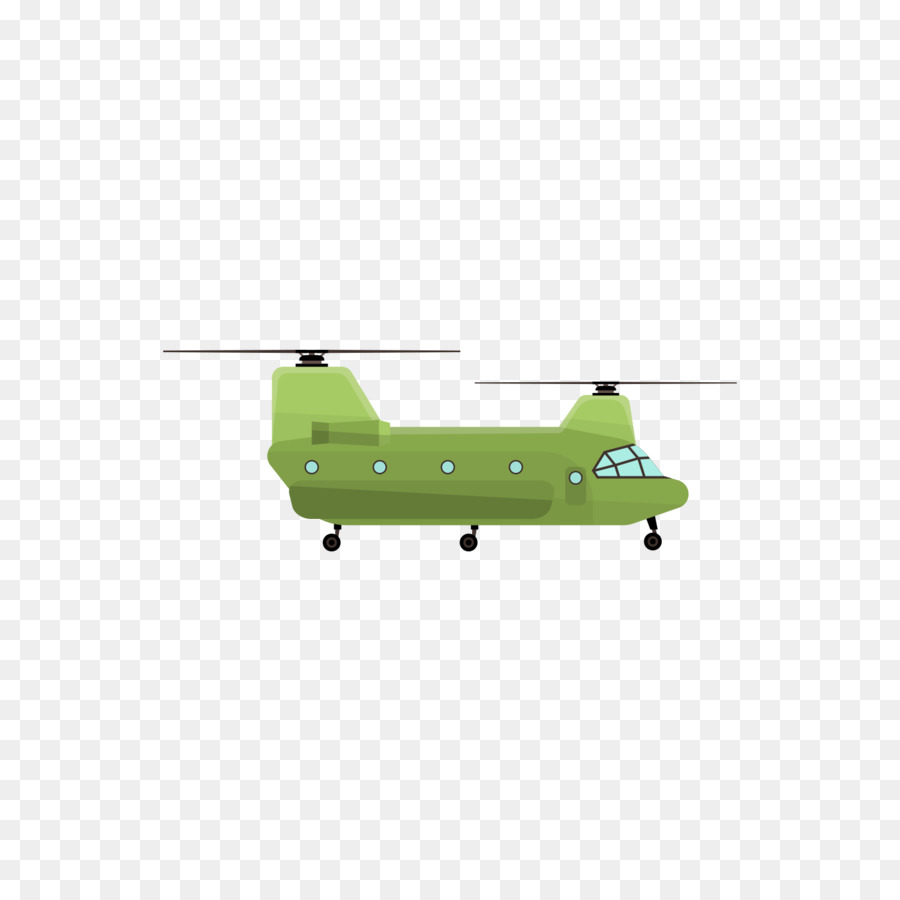 Helikopter，Yeşil PNG