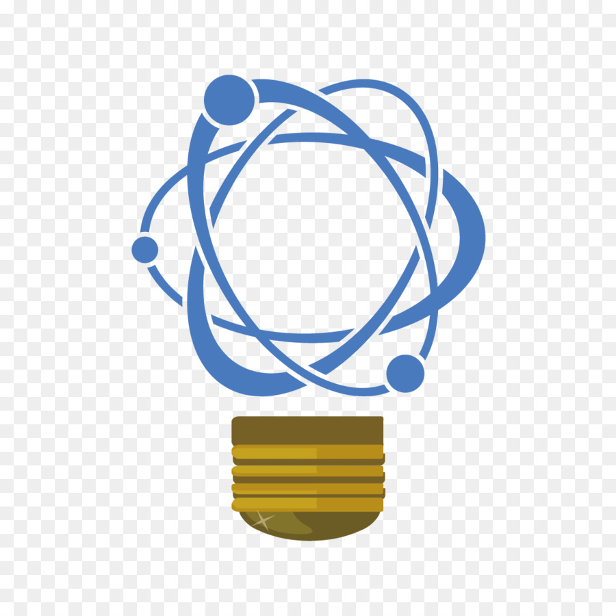 Atomik Sembollü Ampul，Fikir PNG