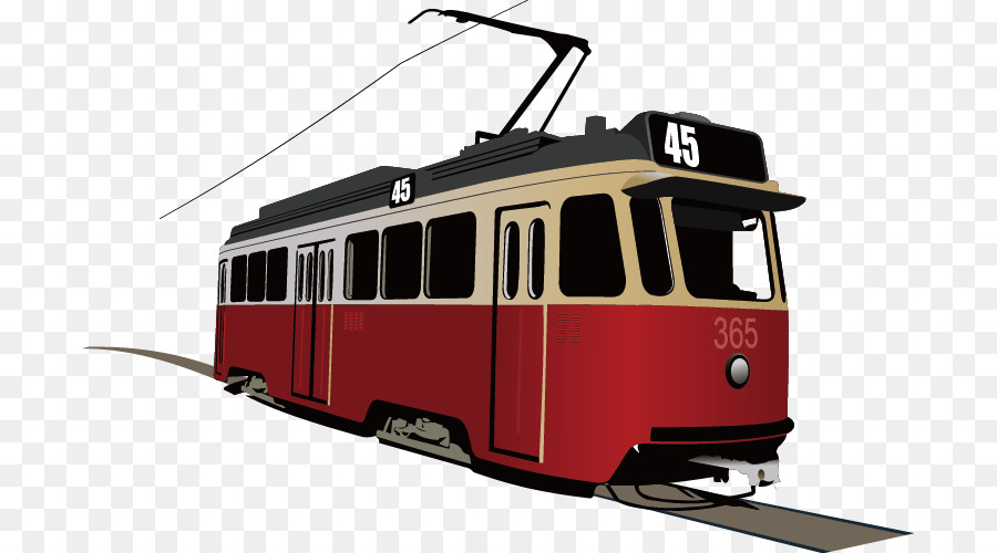 Трамвай пнг на прозрачном фоне