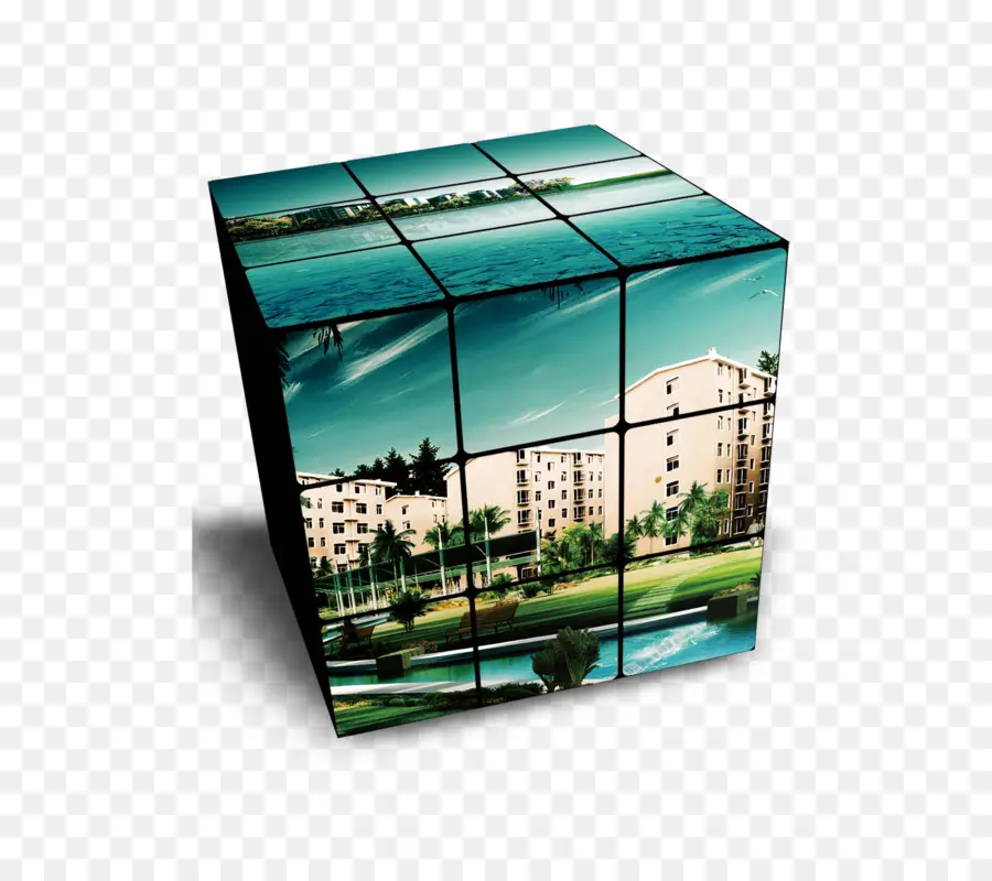 Rubik Küpü，Binalar PNG