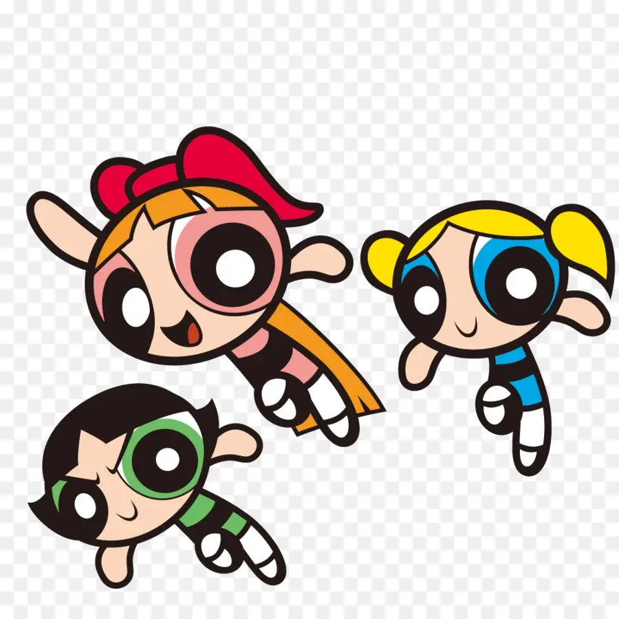 Powerpuff Kızları，Süper Kahramanlar PNG