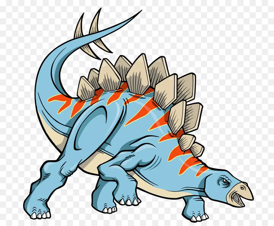 Stegosaurus，Mavi PNG