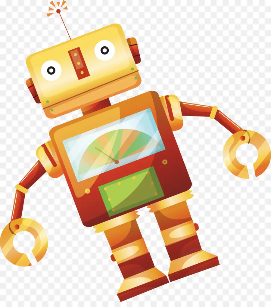 Sarı Robot，Makine PNG