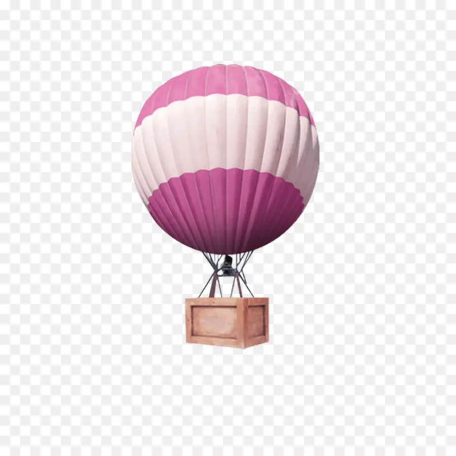 Sıcak Hava Balonu，Pembe PNG