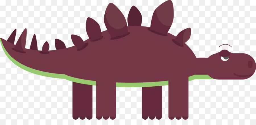 Pembe Dinozor，Stegosaurus PNG