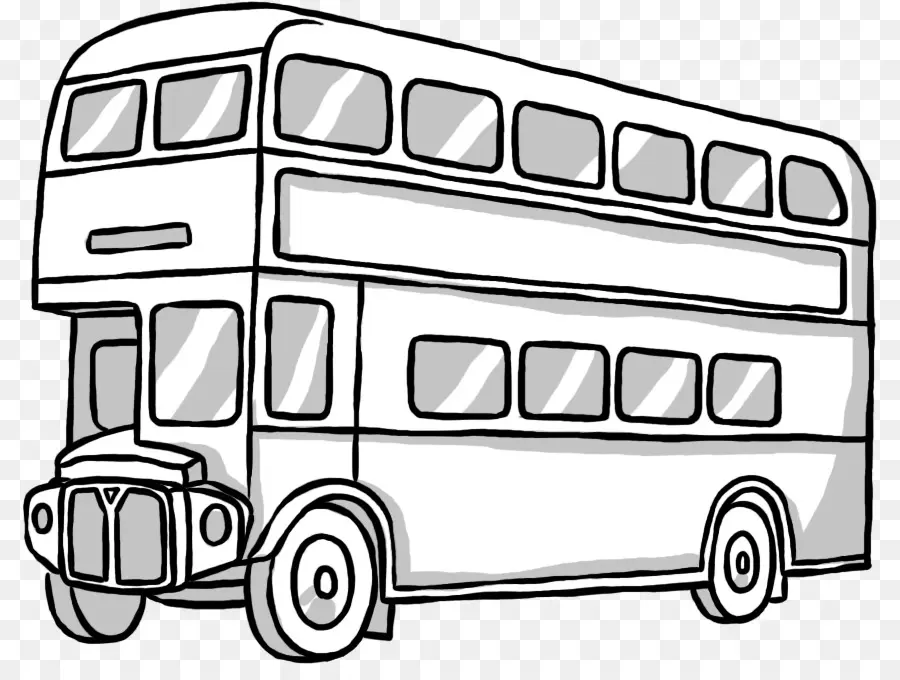 Otobüs，çift ​​katlı Otobüs PNG