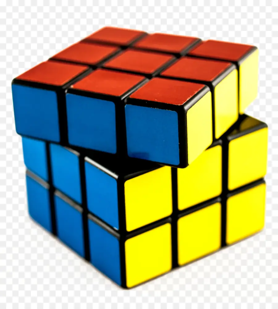 Rubik Küpü，Sarı PNG