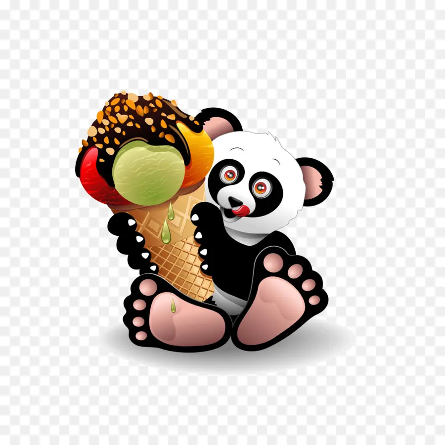 Dondurma，Dev Panda PNG