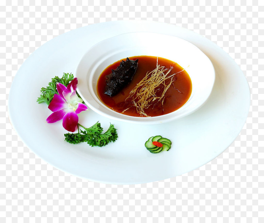Yemek Olarak Deniz Hıyarı，Köpekbalığı Yüzgeci çorbası PNG
